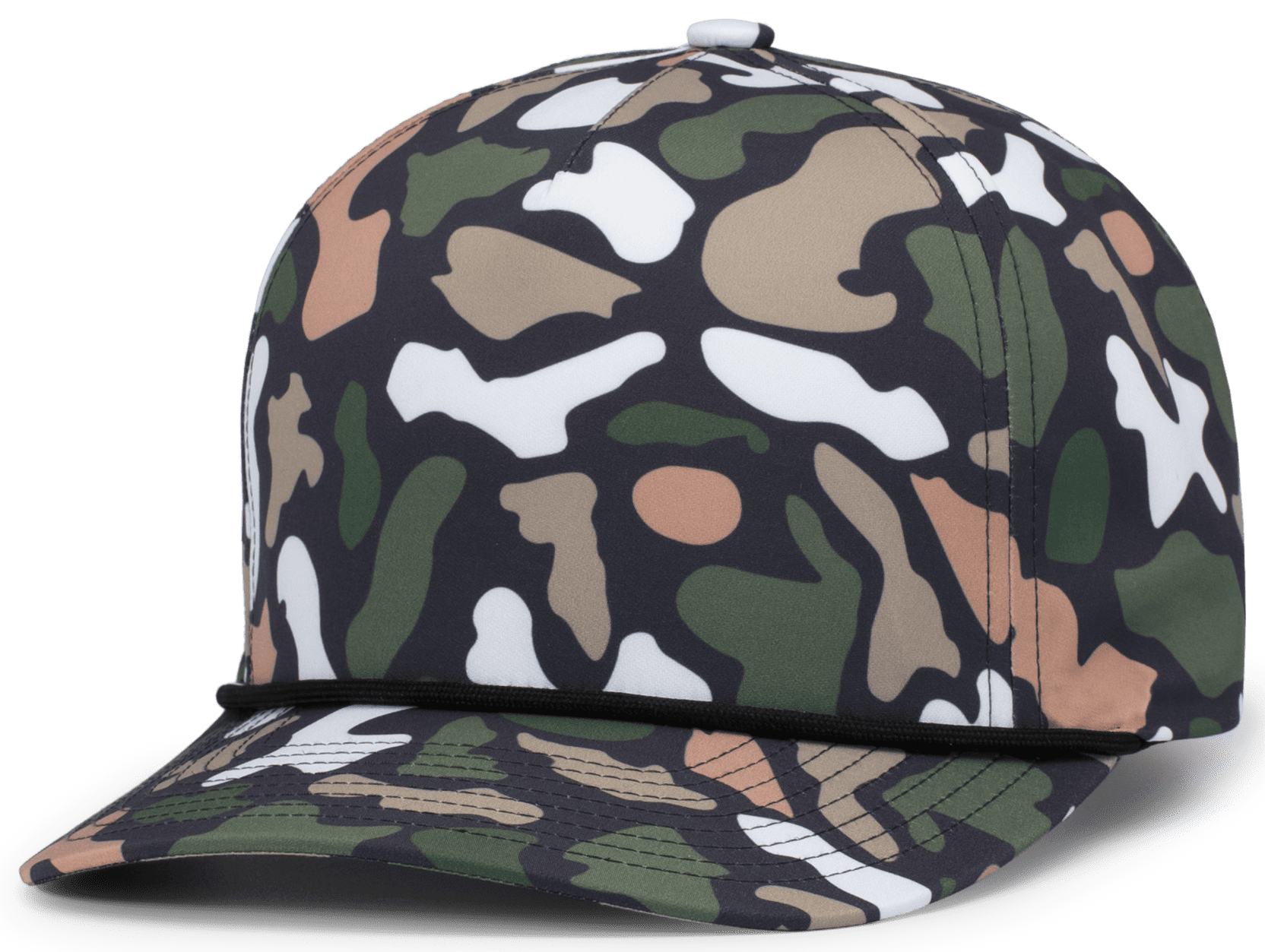 Pacific Headwear Weekender Duck Camo Five-Panel Trucker Cap P685