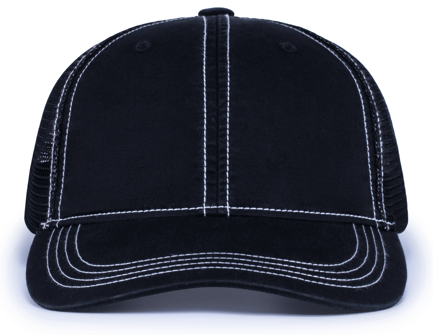 Pacific Headwear Vintage Trucker Mesh Snapback Cap V67