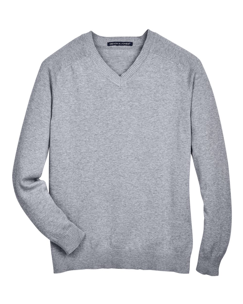 Devon & Jones Men's V-Neck Sweater D475