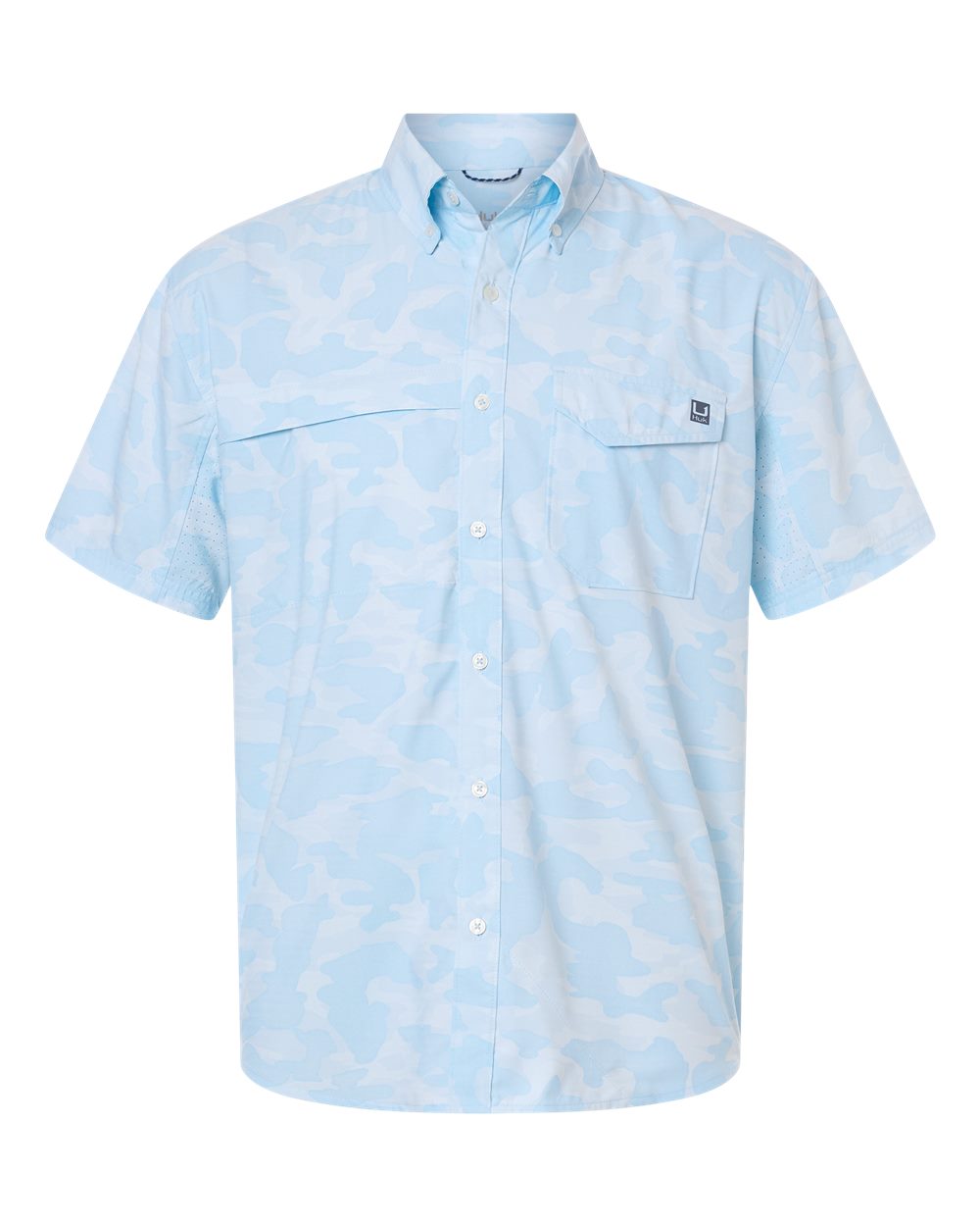 HUK Men's Tidepoint Printed Short Sleeve Shirt H1500220
