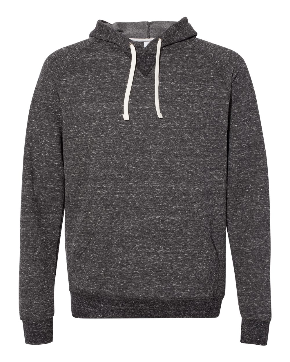 JERZEES Unisex Snow Heather French Terry Raglan Hooded Sweatshirt 90MR